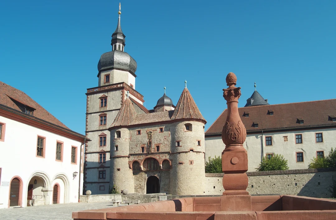 Scherenbergtor auf der Festung Marienberg Würzburg.