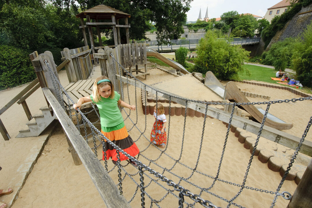 Spielplatz Landesgartenschaugelände 1990 Würzburg